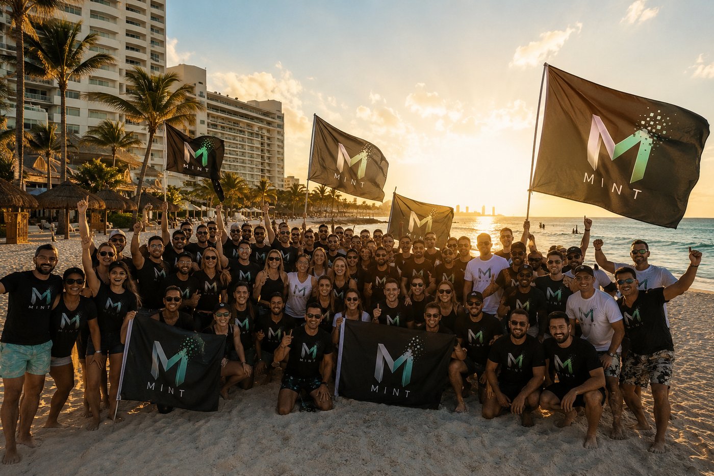 Equipo MINT en Cancún